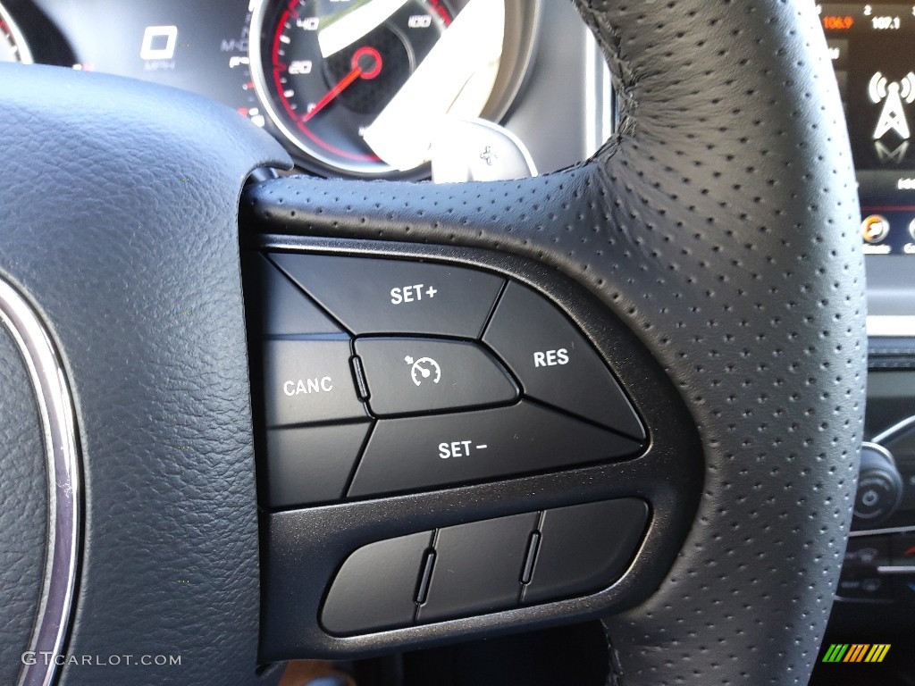 2022 Dodge Charger GT Plus Black Steering Wheel Photo #144828530