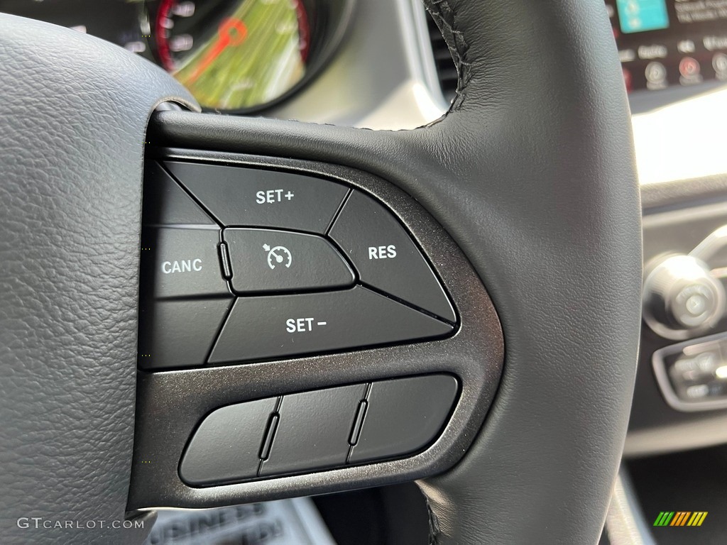 2022 Dodge Charger SXT Blacktop Black Steering Wheel Photo #144828617