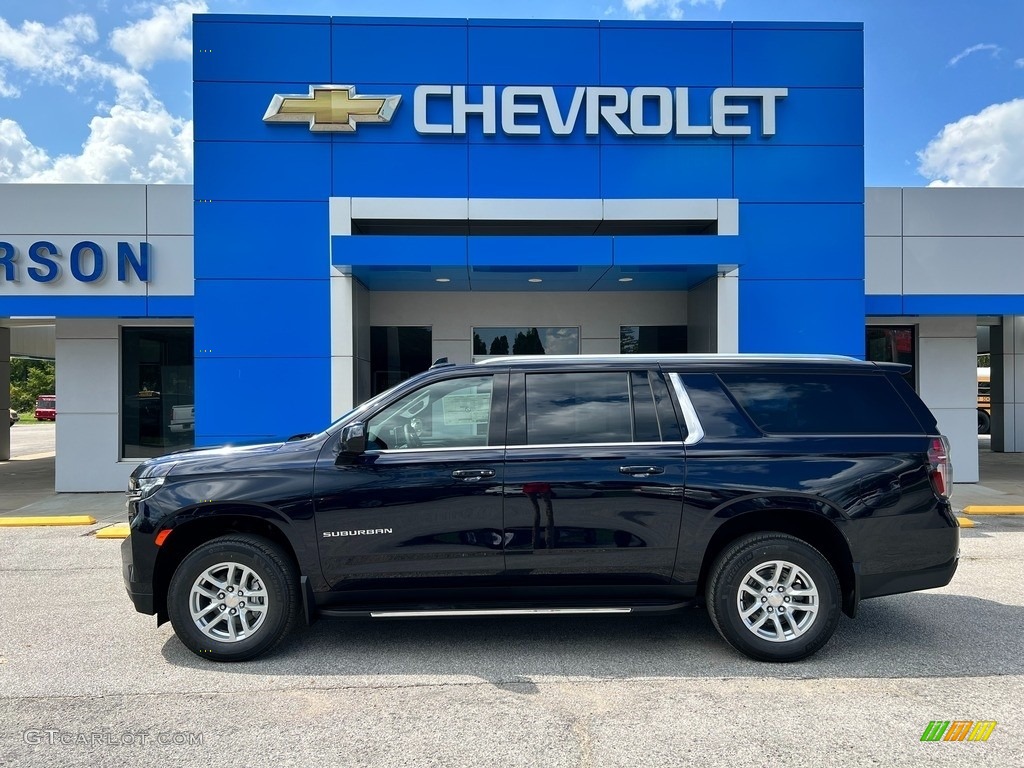 Midnight Blue Metallic 2023 Chevrolet Suburban LT 4WD Exterior Photo #144829022