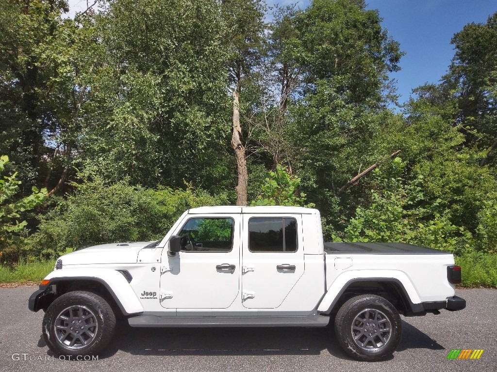 2020 Gladiator Overland 4x4 - Bright White / Black/Dark Saddle photo #1