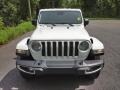 2020 Bright White Jeep Gladiator Overland 4x4  photo #3