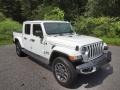 2020 Bright White Jeep Gladiator Overland 4x4  photo #4