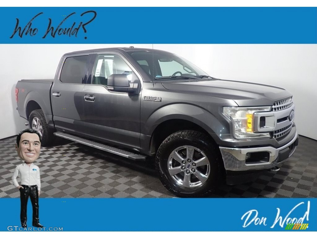 2018 F150 XLT SuperCrew - Lead Foot / Earth Gray photo #1
