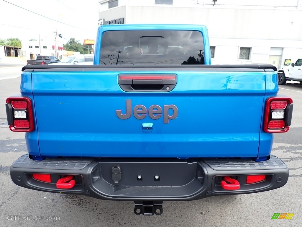 2022 Gladiator Rubicon 4x4 - Hydro Blue Pearl / Black photo #4