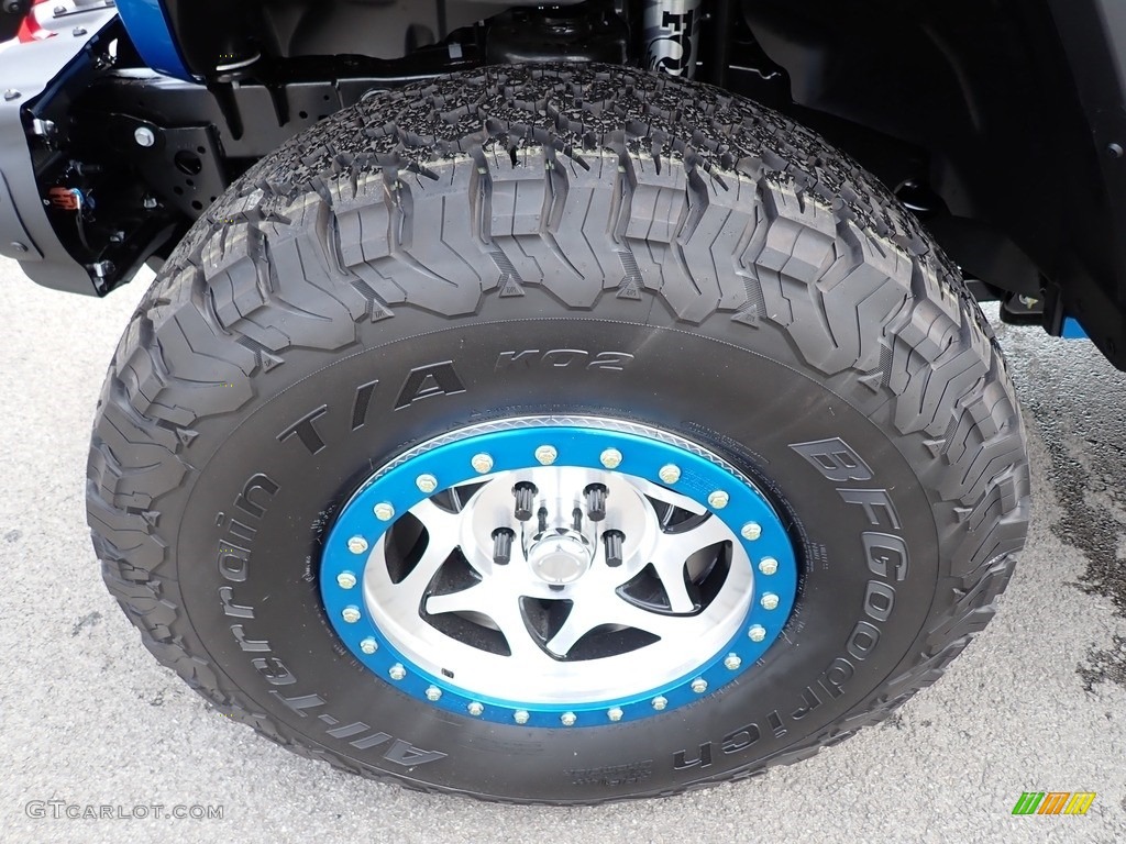 2022 Gladiator Rubicon 4x4 - Hydro Blue Pearl / Black photo #10