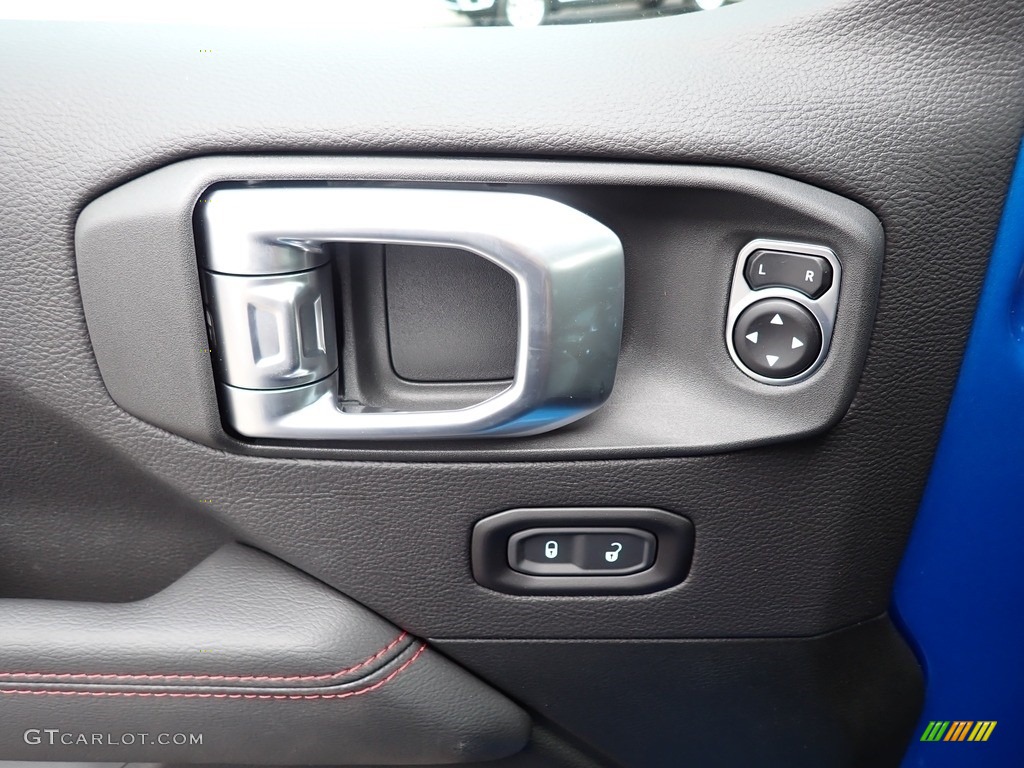 2022 Gladiator Rubicon 4x4 - Hydro Blue Pearl / Black photo #14