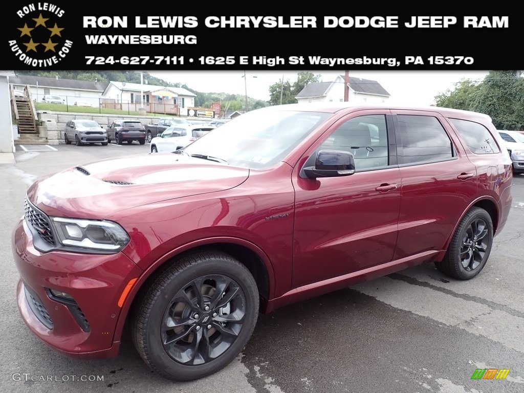 2022 Durango R/T Blacktop AWD - Octane Red Pearl / Black photo #1