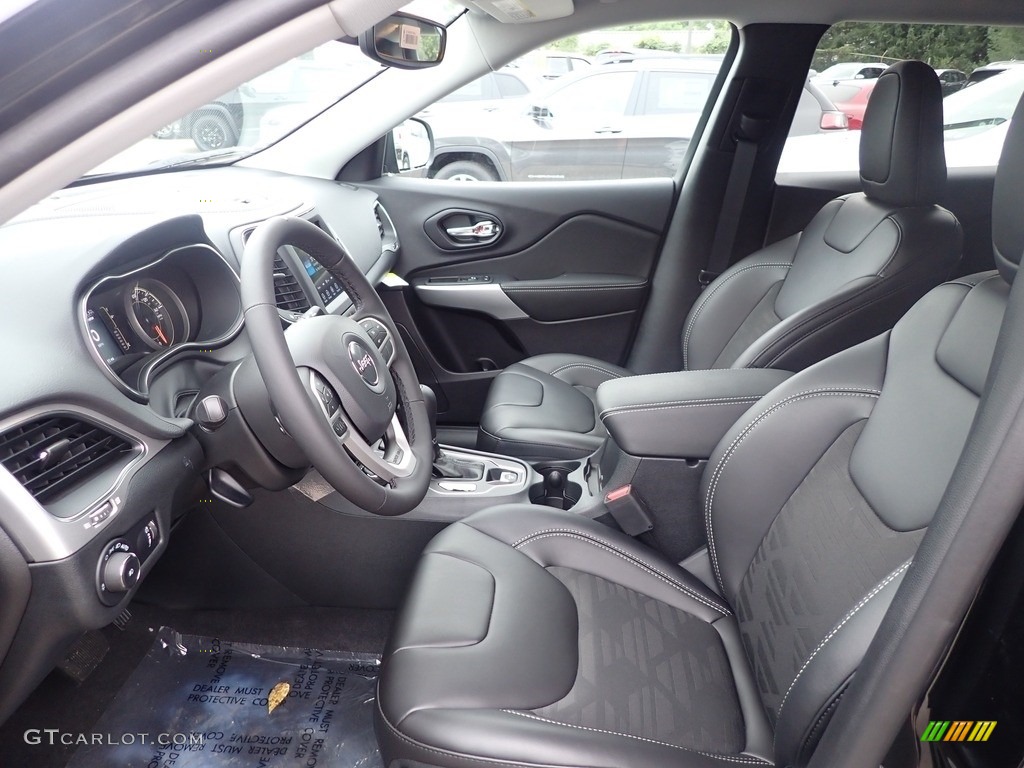 Black Interior 2022 Jeep Cherokee X 4x4 Photo #144834287