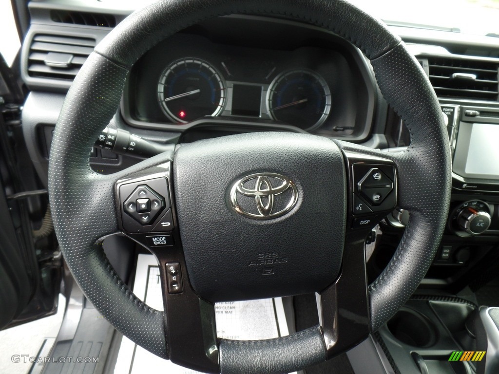 2019 Toyota 4Runner TRD Off-Road 4x4 Black Steering Wheel Photo #144834626