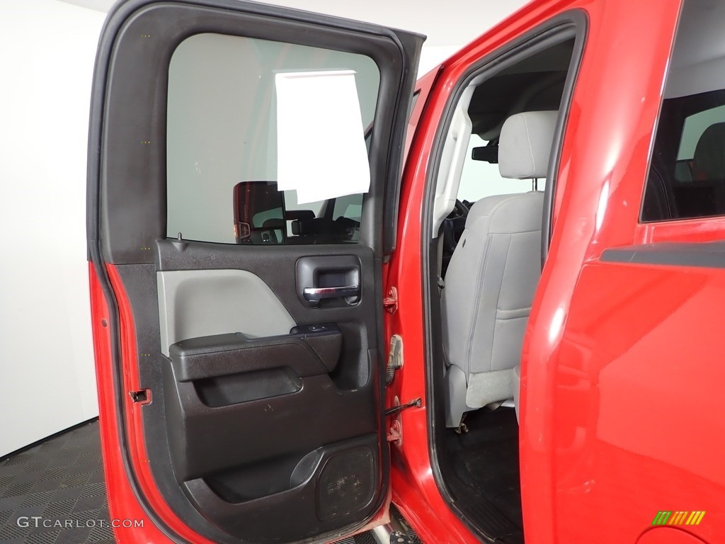 2016 Silverado 2500HD WT Double Cab 4x4 - Red Hot / Dark Ash/Jet Black photo #18