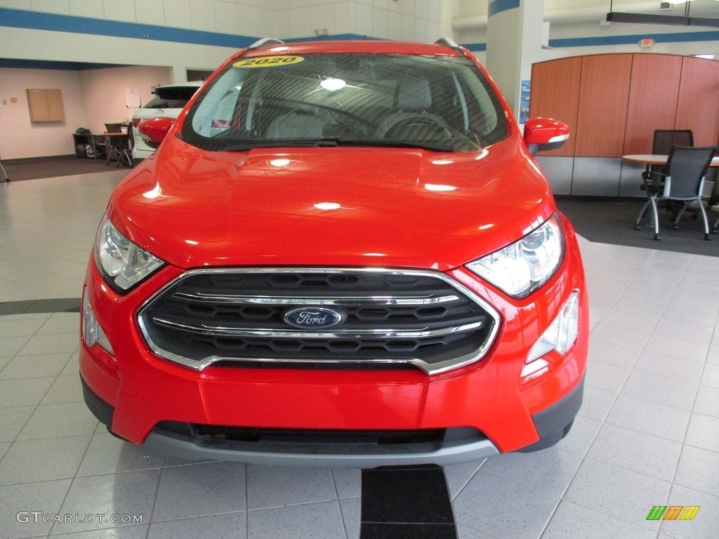 2020 EcoSport Titanium 4WD - Race Red / Medium Light Stone photo #2