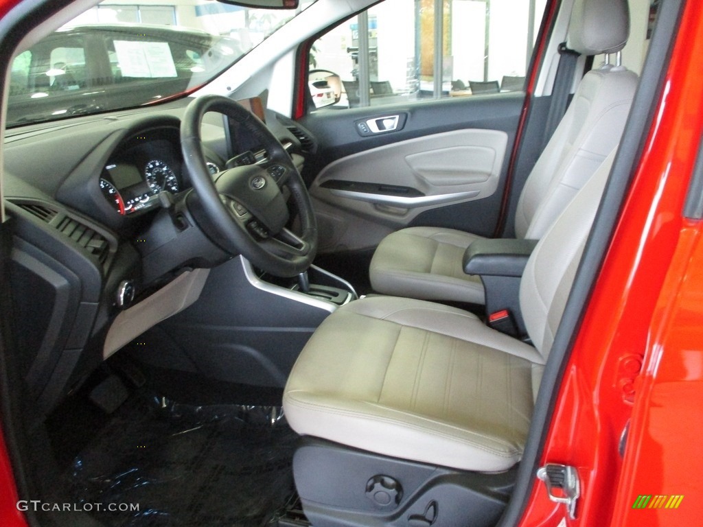 Medium Light Stone Interior 2020 Ford EcoSport Titanium 4WD Photo #144835816