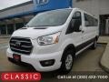 Oxford White 2020 Ford Transit Passenger Wagon XLT 350 LR Extended