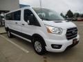 Front 3/4 View of 2020 Transit Passenger Wagon XLT 350 LR Extended