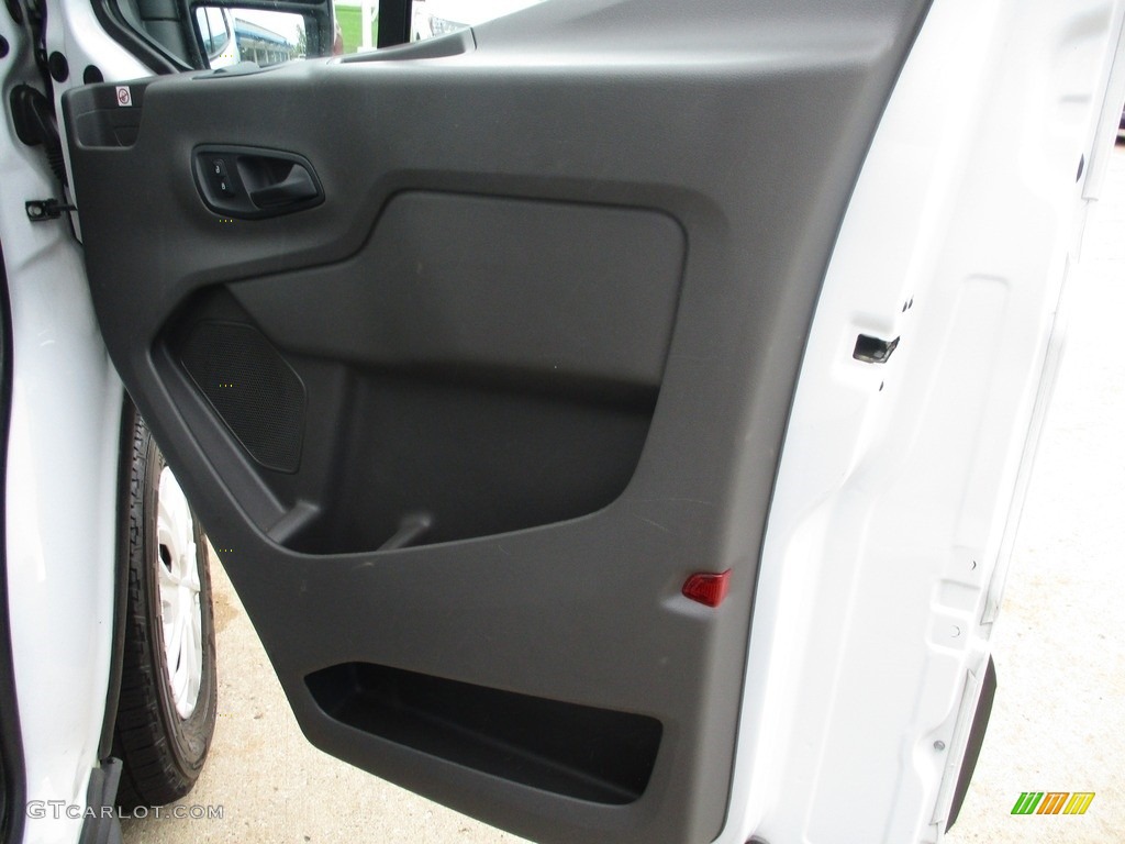 2020 Ford Transit Passenger Wagon XLT 350 LR Extended Ebony Door Panel Photo #144836021