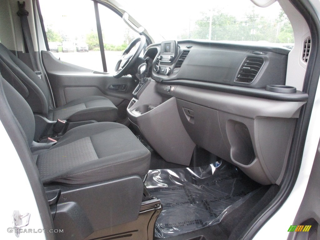 Ebony Interior 2020 Ford Transit Passenger Wagon XLT 350 LR Extended Photo #144836027