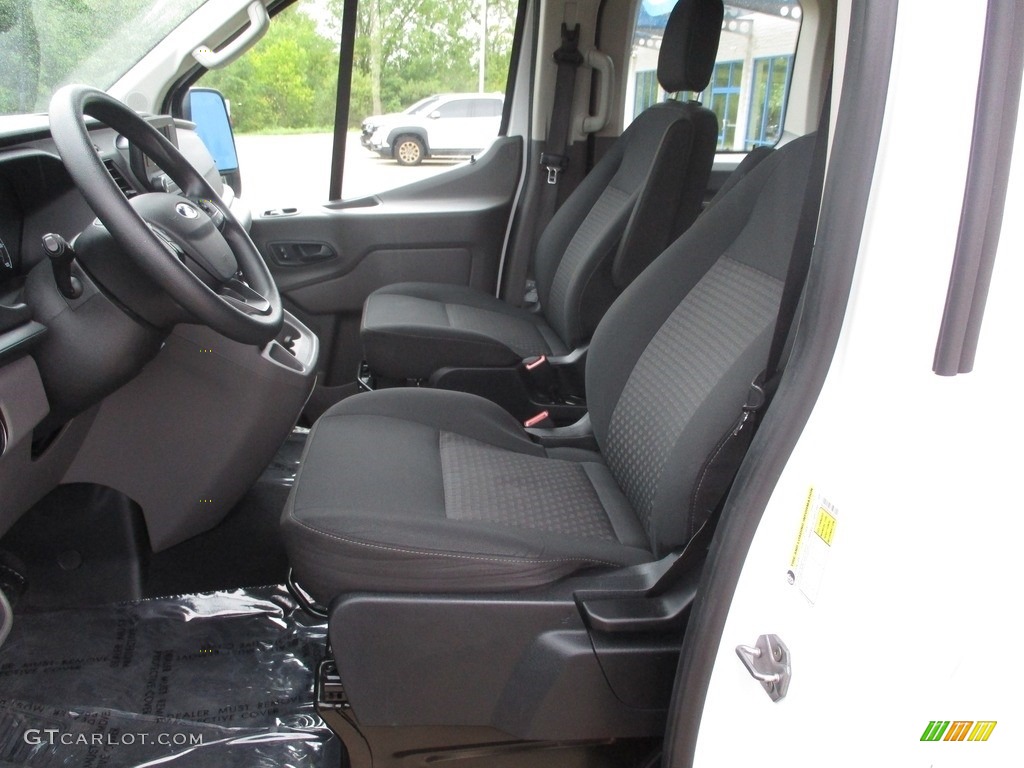 Ebony Interior 2020 Ford Transit Passenger Wagon XLT 350 LR Extended Photo #144836051