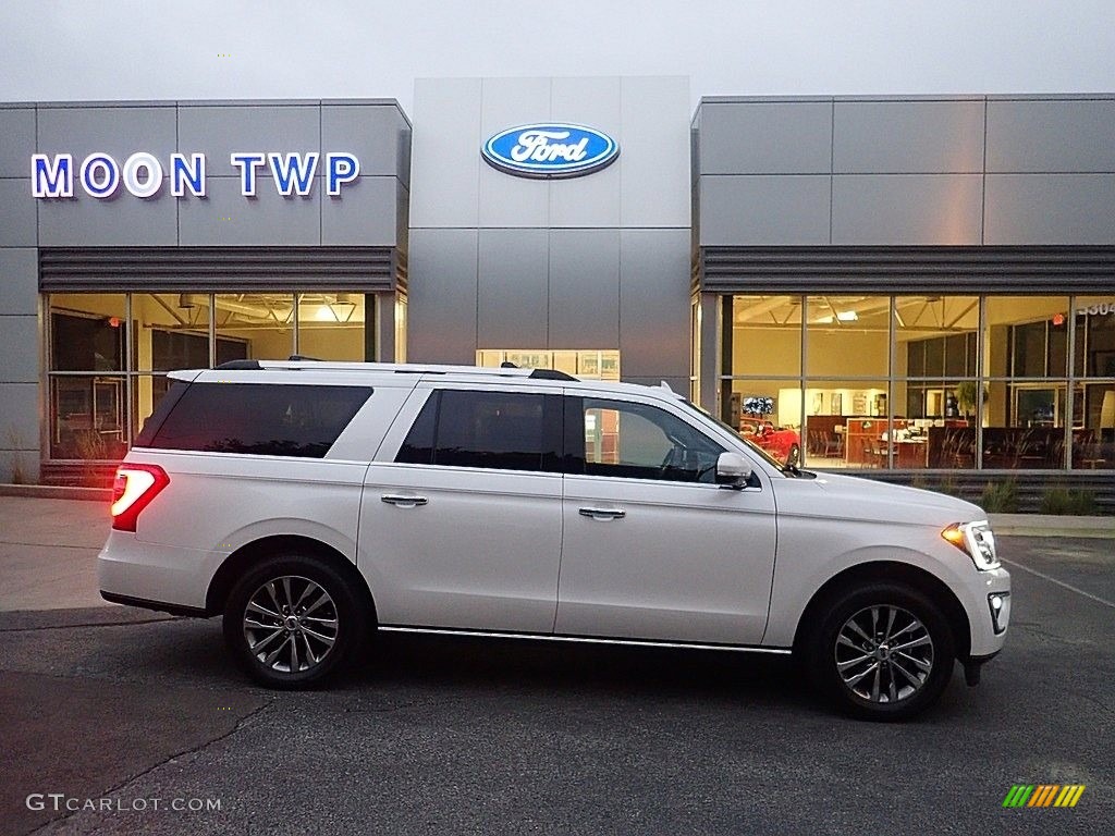 2018 Expedition Limited Max 4x4 - White Platinum / Ebony photo #1