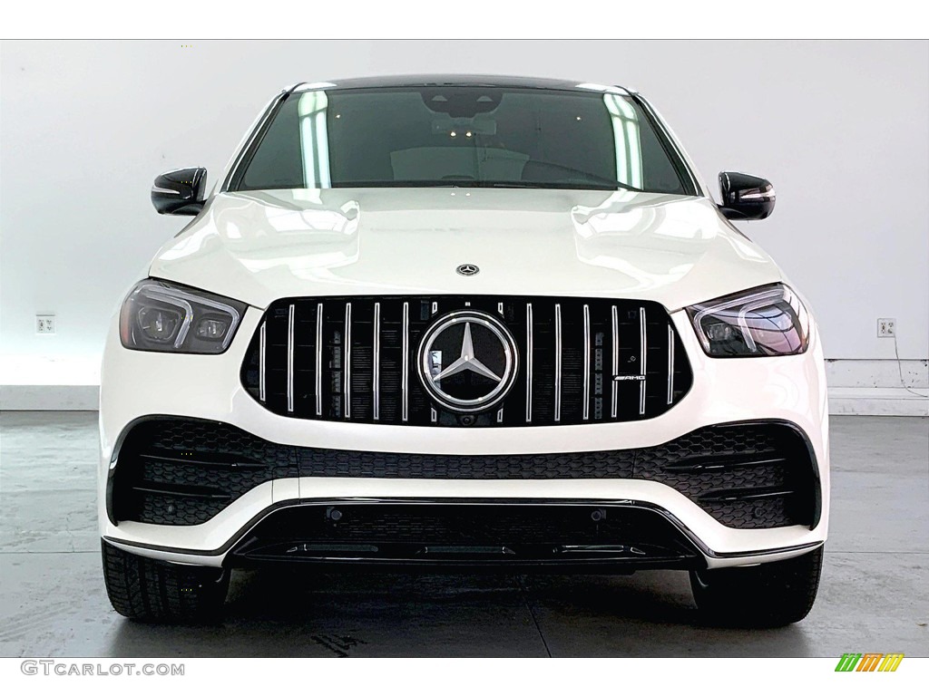 2021 GLE 53 AMG 4Matic Coupe - designo Diamond White Metallic / AMG Classic Red/Black photo #2