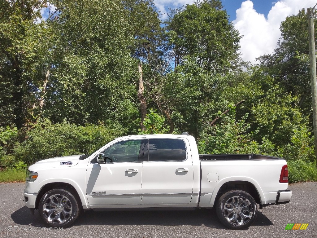 Ivory White Tri-Coat Pearl 2022 Ram 1500 Limited Crew Cab 4x4 Exterior Photo #144837464