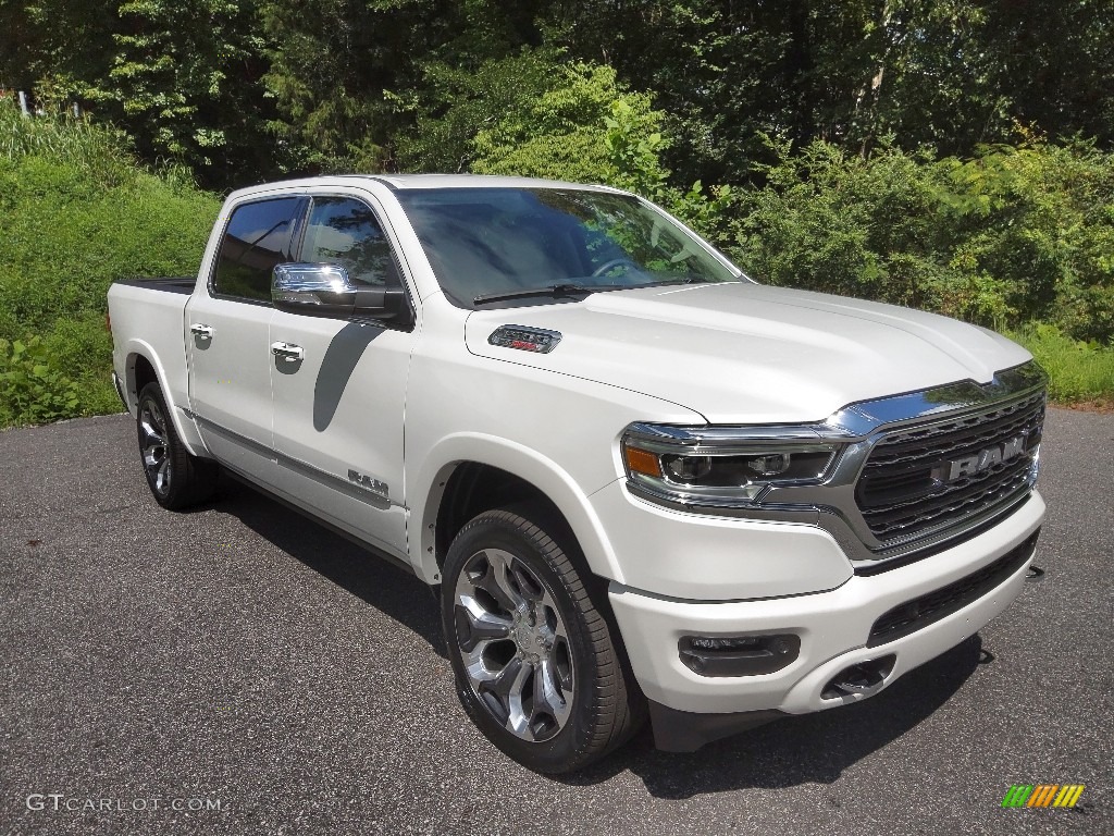 Ivory White Tri-Coat Pearl 2022 Ram 1500 Limited Crew Cab 4x4 Exterior Photo #144837551