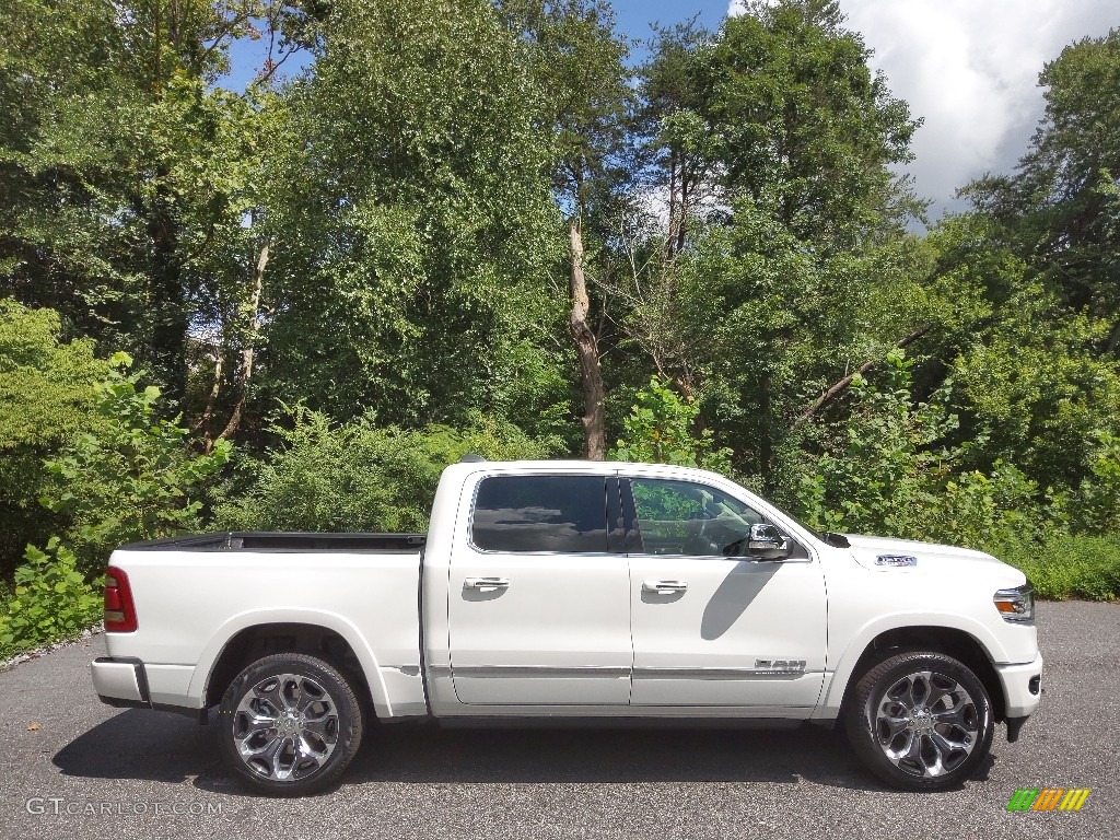 Ivory White Tri-Coat Pearl 2022 Ram 1500 Limited Crew Cab 4x4 Exterior Photo #144837590