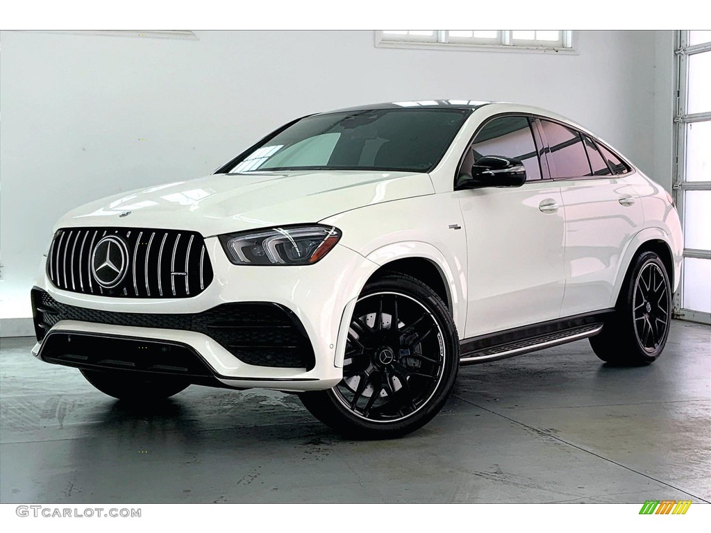 2021 GLE 53 AMG 4Matic Coupe - designo Diamond White Metallic / AMG Classic Red/Black photo #12