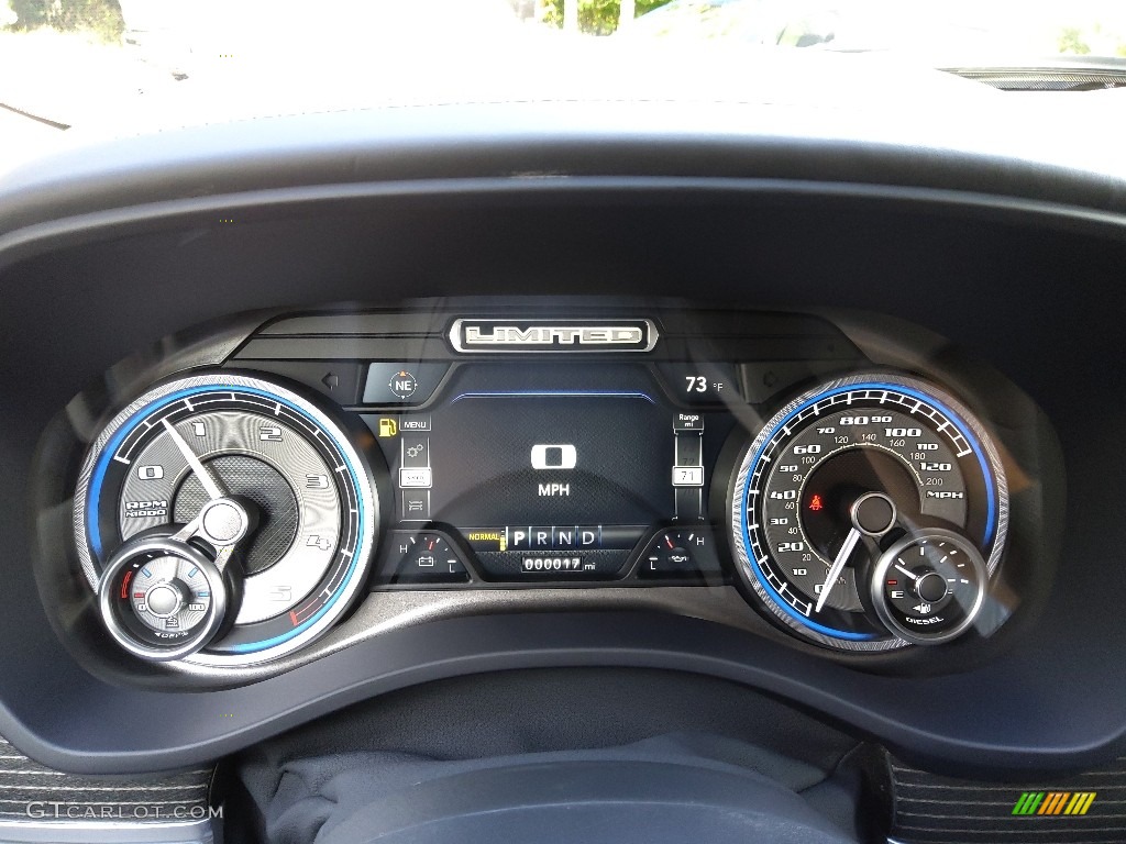 2022 Ram 1500 Limited Crew Cab 4x4 Gauges Photo #144838145