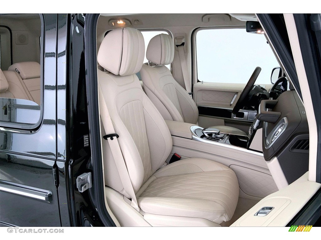 Macchiato Beige/Black Interior 2021 Mercedes-Benz G 550 Photo #144838478