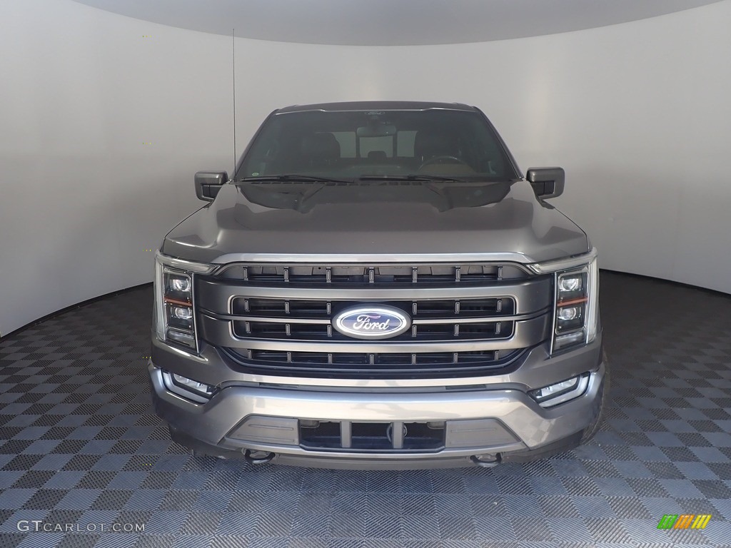2021 F150 Lariat SuperCrew 4x4 - Carbonized Gray / Black photo #7