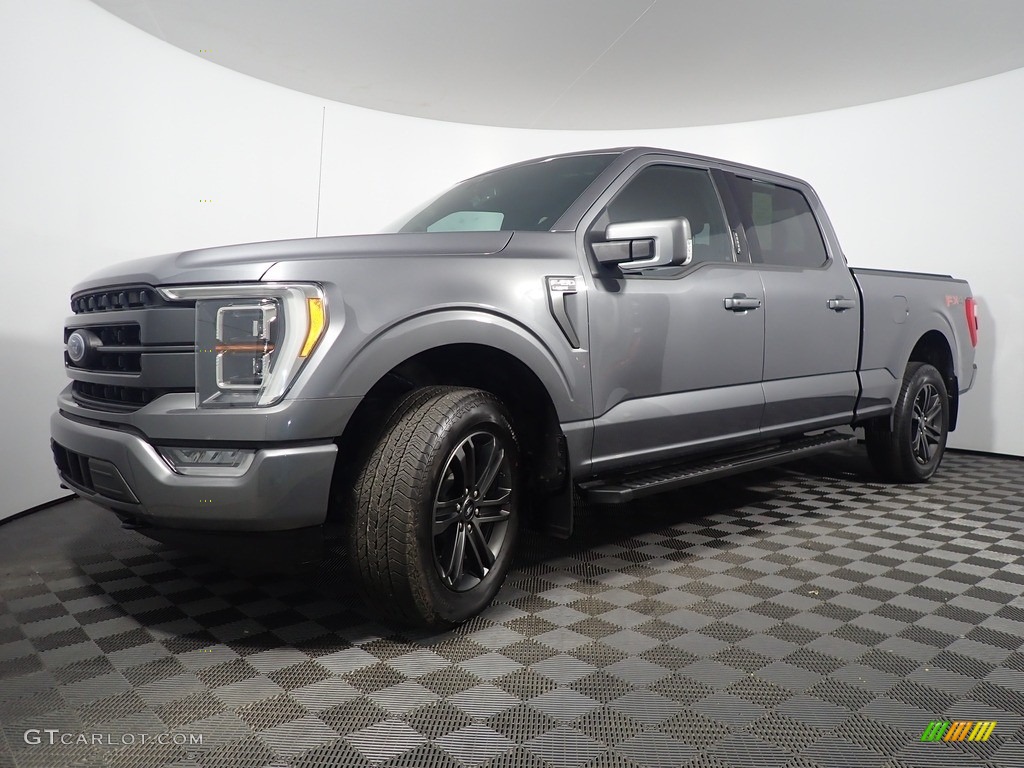 2021 F150 Lariat SuperCrew 4x4 - Carbonized Gray / Black photo #10