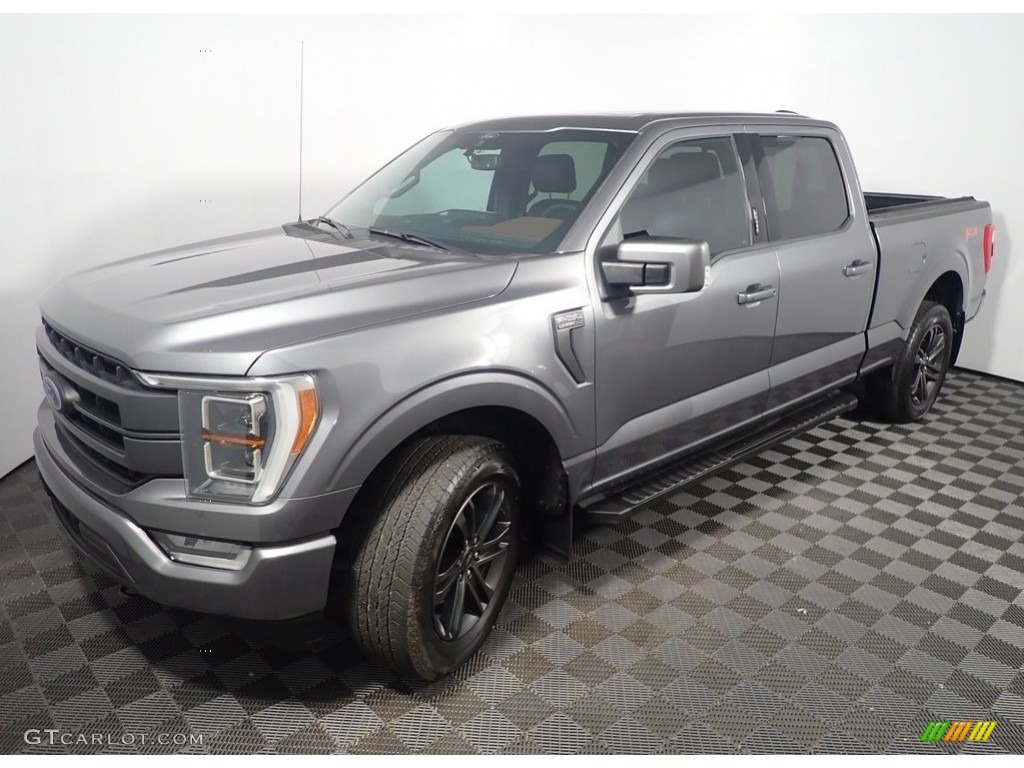 2021 F150 Lariat SuperCrew 4x4 - Carbonized Gray / Black photo #11