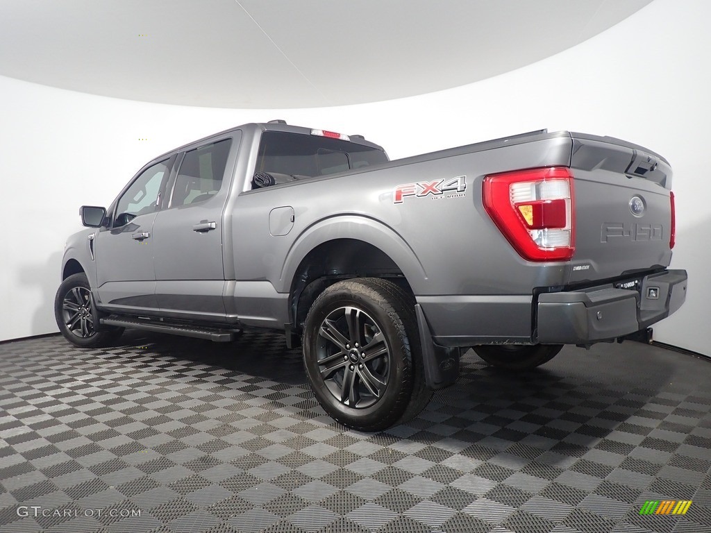 2021 F150 Lariat SuperCrew 4x4 - Carbonized Gray / Black photo #13