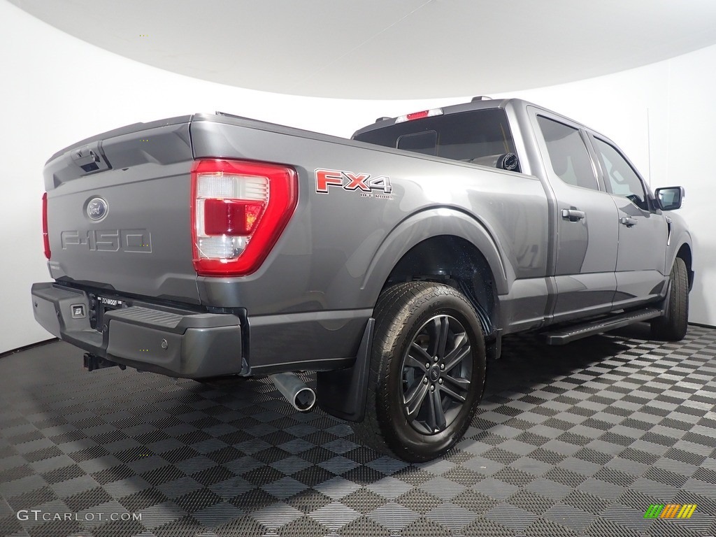2021 F150 Lariat SuperCrew 4x4 - Carbonized Gray / Black photo #17