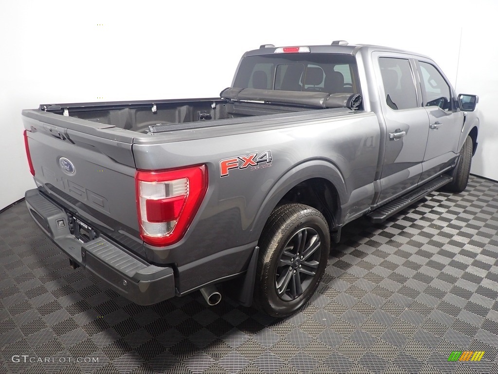 2021 F150 Lariat SuperCrew 4x4 - Carbonized Gray / Black photo #18