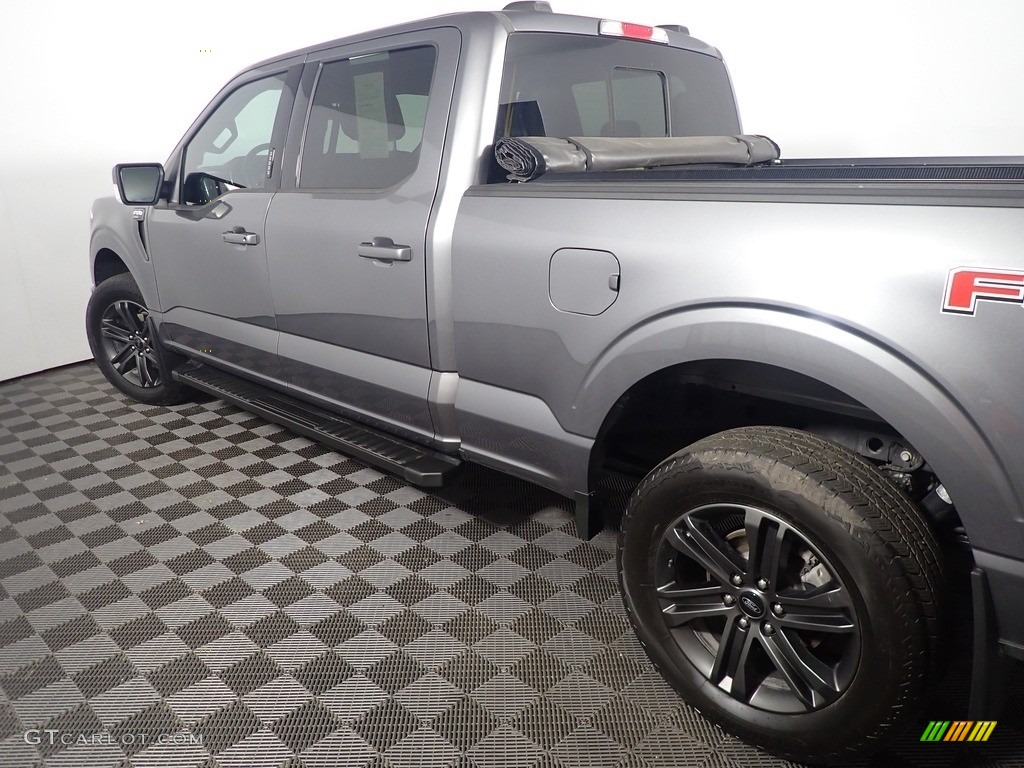 2021 F150 Lariat SuperCrew 4x4 - Carbonized Gray / Black photo #19