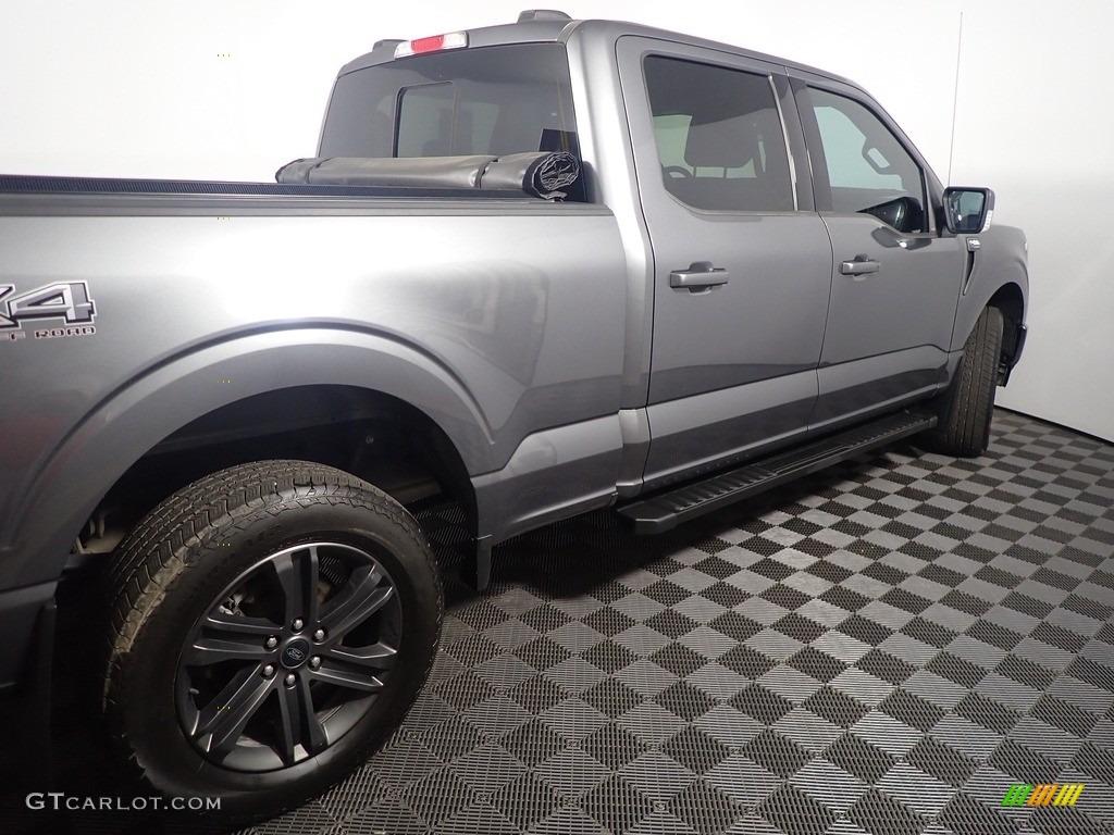 2021 F150 Lariat SuperCrew 4x4 - Carbonized Gray / Black photo #20