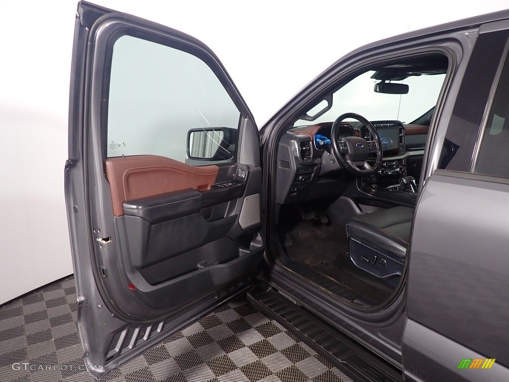 2021 F150 Lariat SuperCrew 4x4 - Carbonized Gray / Black photo #22