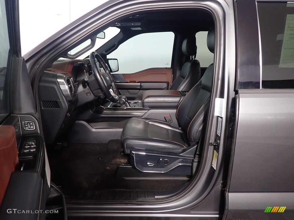 2021 F150 Lariat SuperCrew 4x4 - Carbonized Gray / Black photo #24