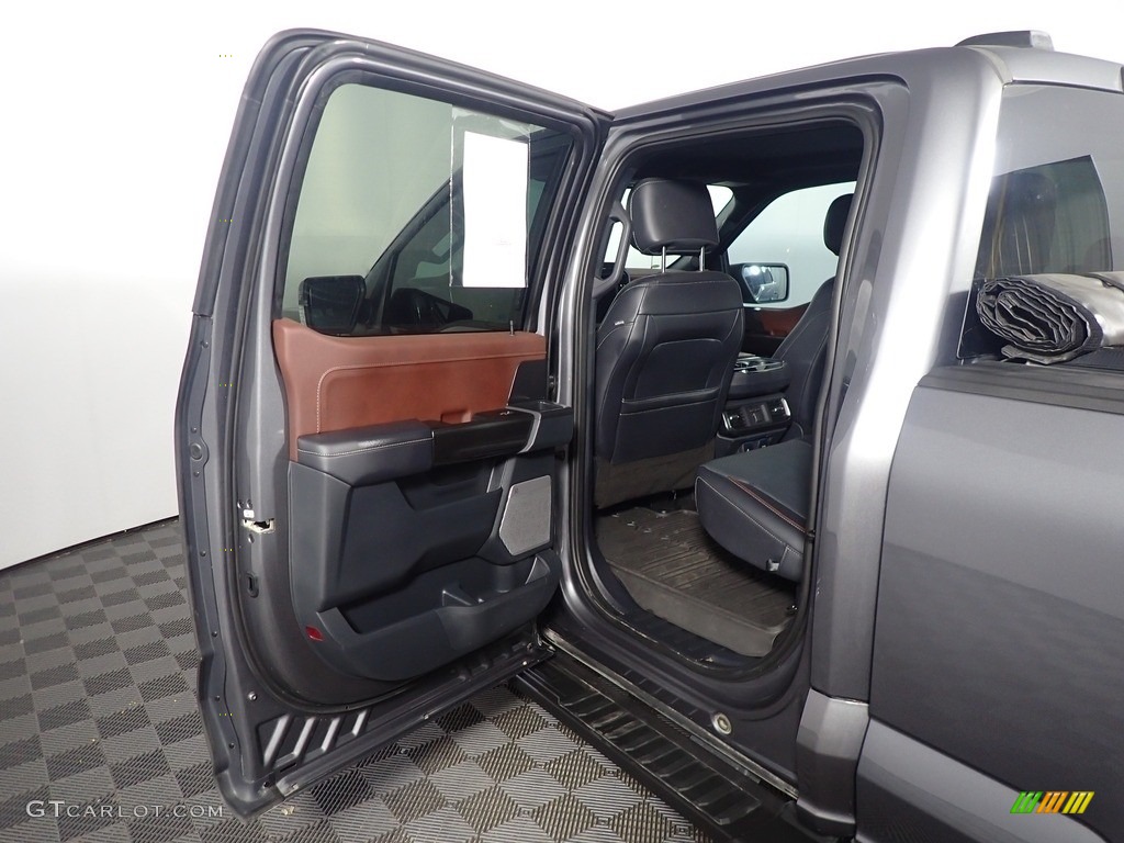 2021 F150 Lariat SuperCrew 4x4 - Carbonized Gray / Black photo #35