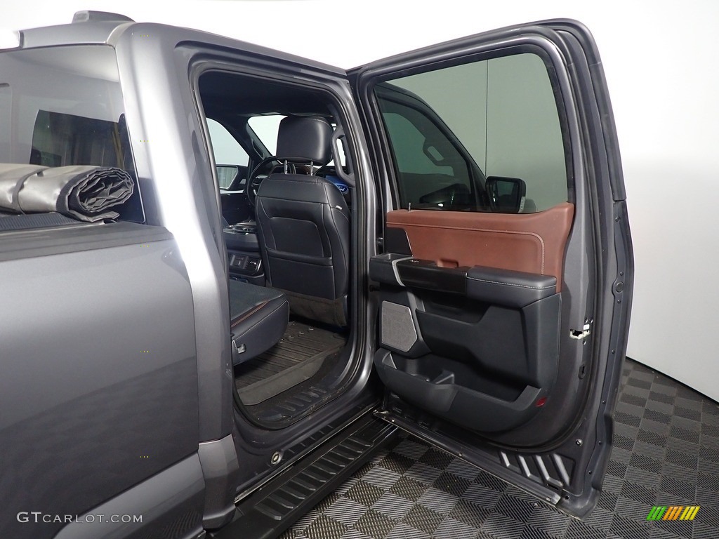 2021 F150 Lariat SuperCrew 4x4 - Carbonized Gray / Black photo #37