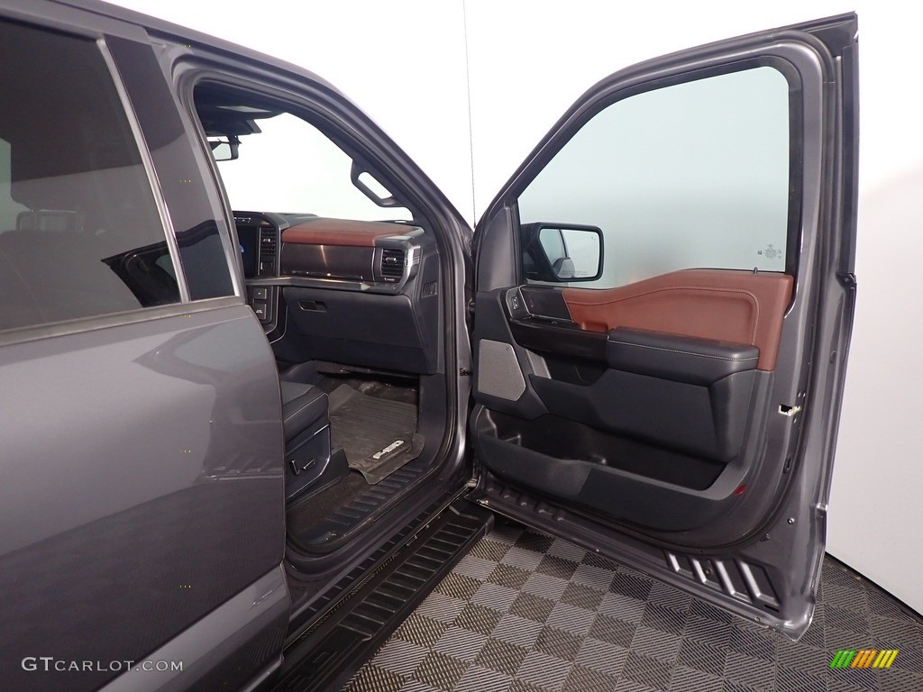 2021 F150 Lariat SuperCrew 4x4 - Carbonized Gray / Black photo #39