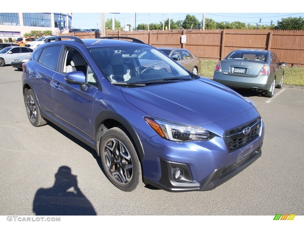 2019 Crosstrek 2.0i Limited - Quartz Blue Pearl / Gray photo #3