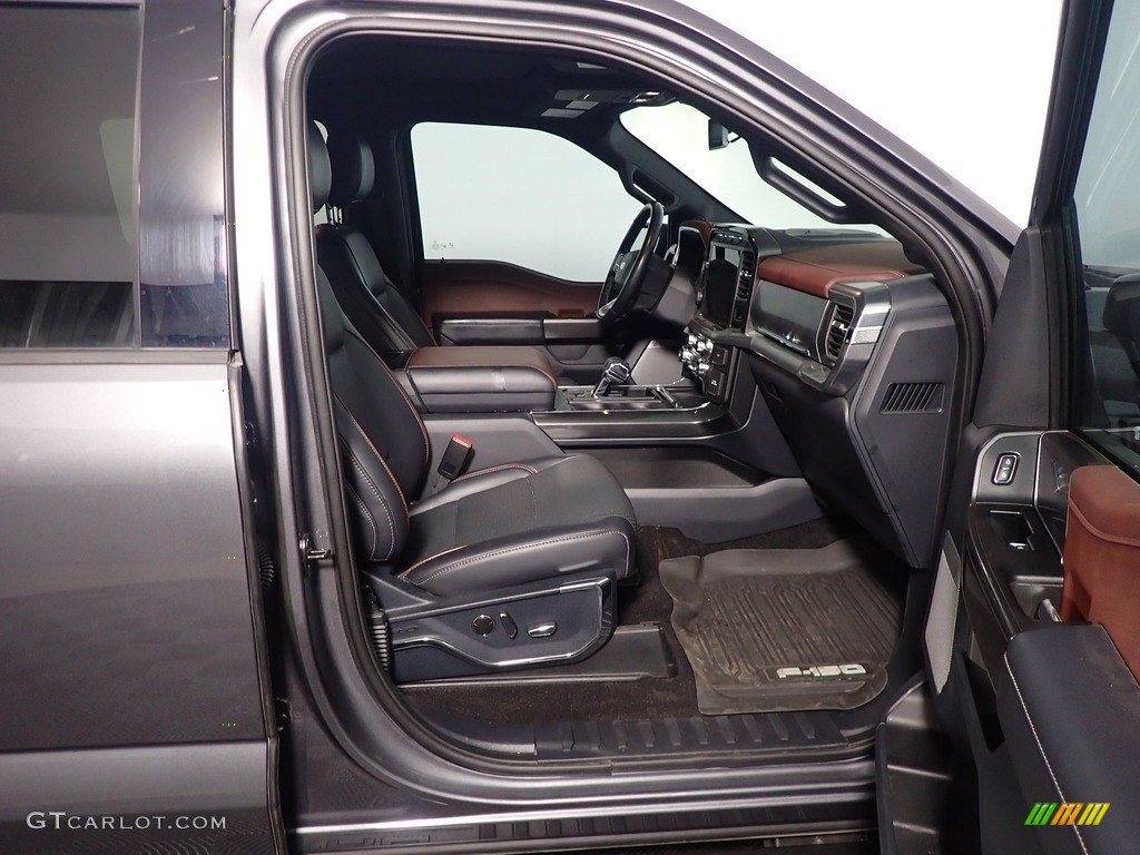 2021 F150 Lariat SuperCrew 4x4 - Carbonized Gray / Black photo #40