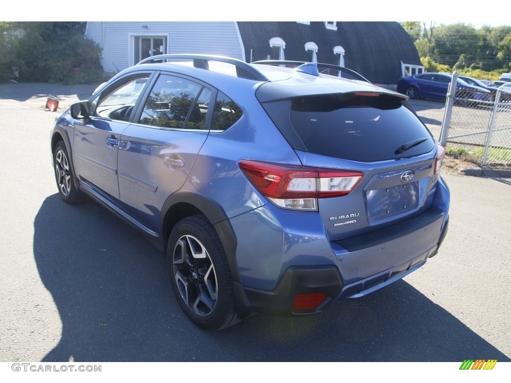 2019 Crosstrek 2.0i Limited - Quartz Blue Pearl / Gray photo #7