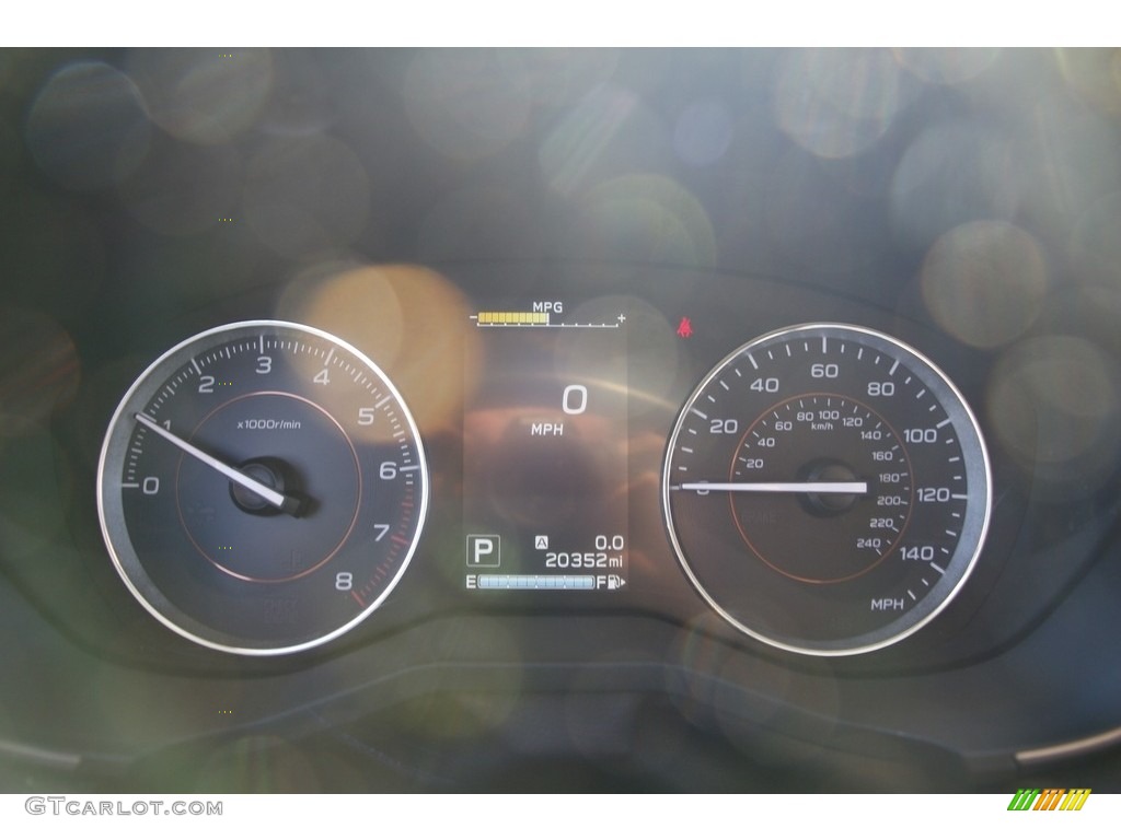 2019 Crosstrek 2.0i Limited - Quartz Blue Pearl / Gray photo #19