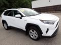 Front 3/4 View of 2021 RAV4 XLE AWD Hybrid