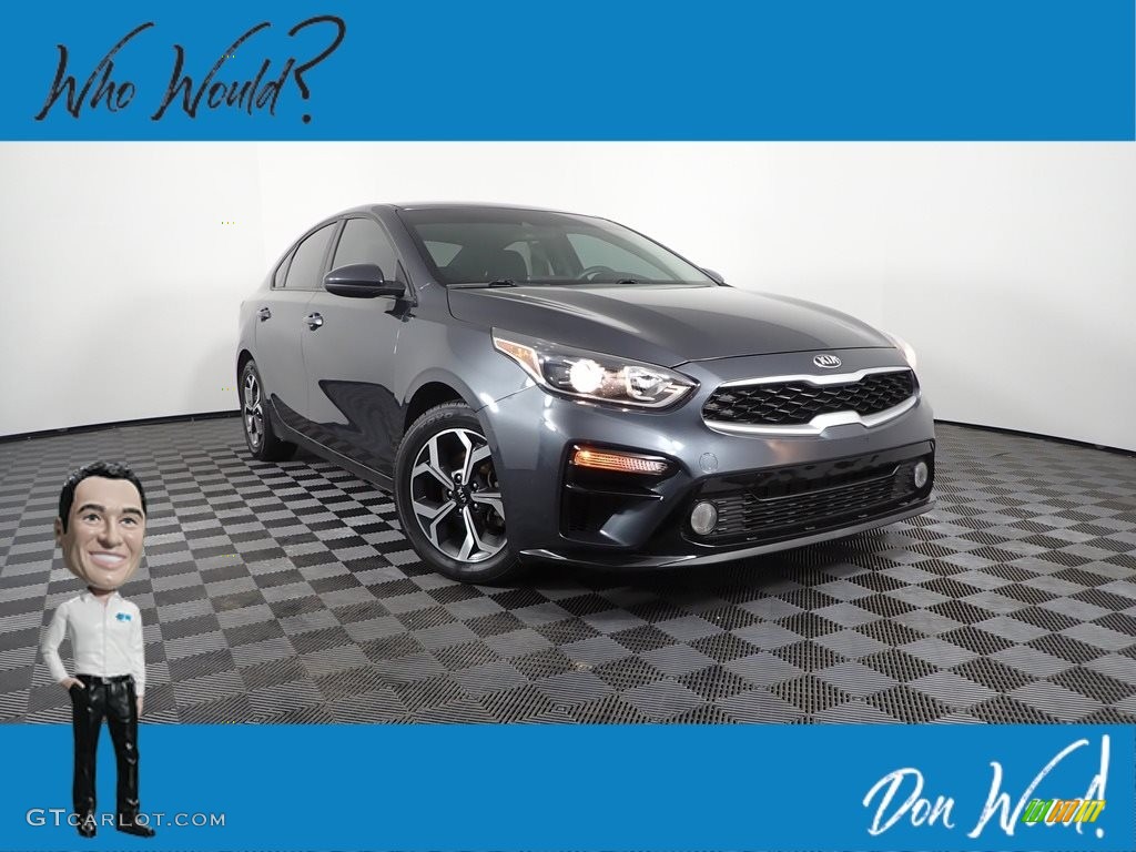 2019 Forte LXS - Gravity Grey / Black photo #1