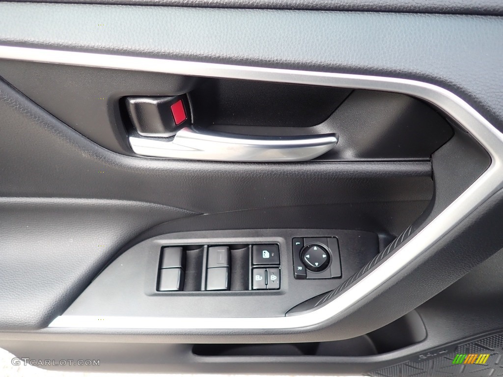 2021 Toyota RAV4 XLE AWD Hybrid Light Gray Door Panel Photo #144840881