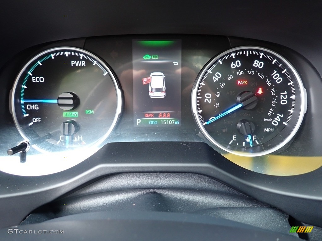 2021 Toyota RAV4 XLE AWD Hybrid Gauges Photos